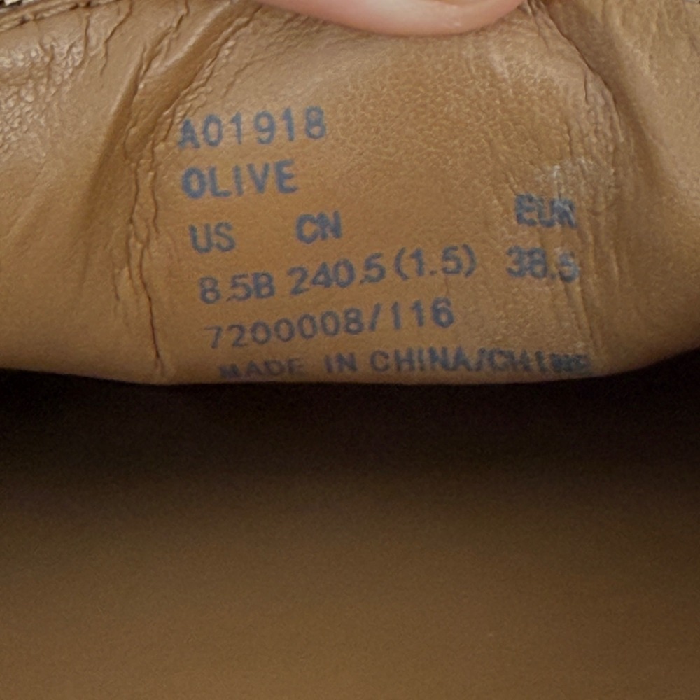 Coach Olive Signature Monogram Loafers Brown Canvas Gold Hardware Size 8.5B - Picture 8 of 8